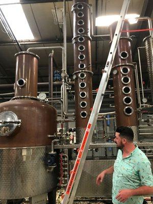 Custom Copper Stills.