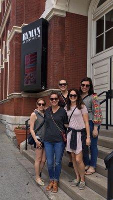 Girlfriends Weekend we visited the Historic Ryman