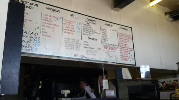 Menu board