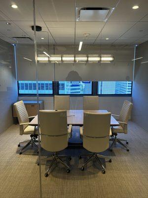 Small conference room table installed by Final Installment