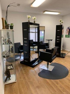 Hair stylist station