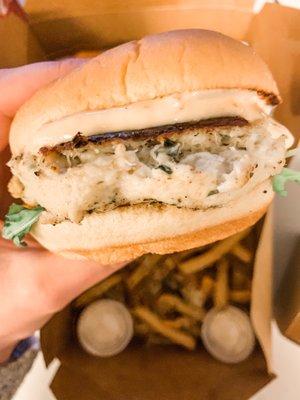 Angry Crab Cake Sandwich