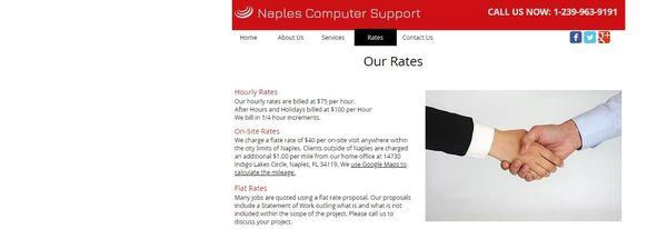 Our Rates