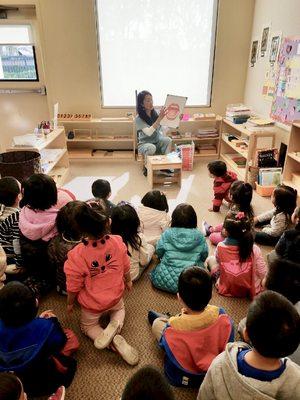 Dental education at our local Preschool