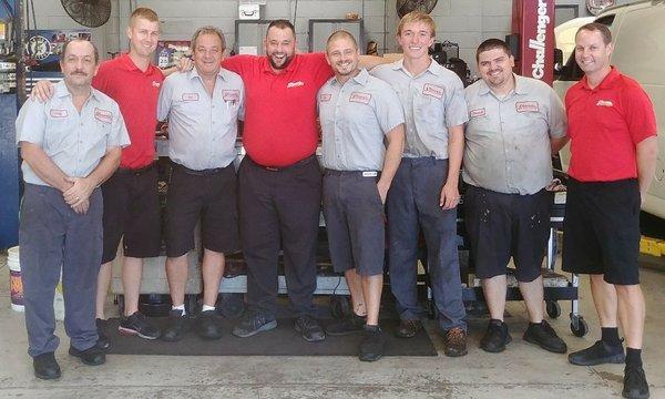 New team photo! Jeff, Kenny, Ben, Will, Josh, Sam, Randall, & Jim.