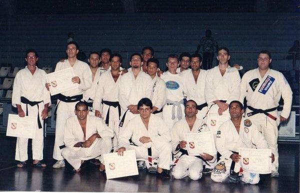 BJJ legends.  Jucao bottom row, 3rd from left