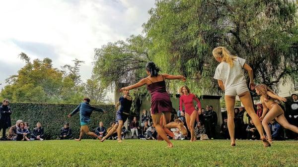 LA Dance Project using the Schindler House as a performance space.