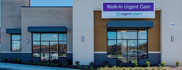 Front of Urgent Team - Murfreesboro-West. Located at 1144 Fortress Blvd. Suite K.