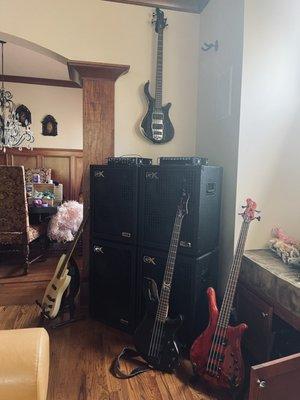 Mayones Basses & GK Amp + Cap.