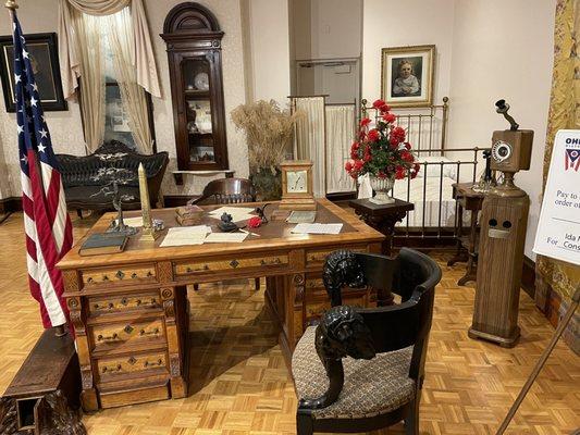 Desk from his Campton home