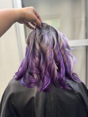 Vivid Colors. #Lavenderhair #Purplehair