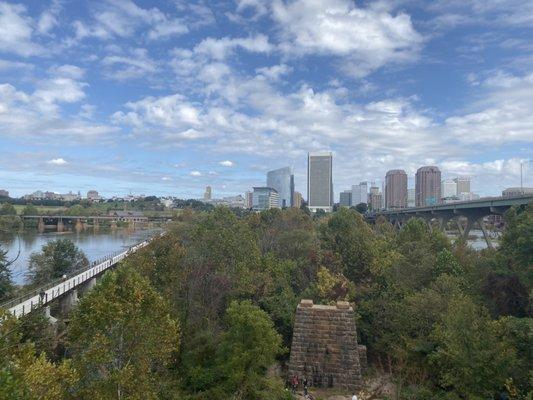 View of the city.