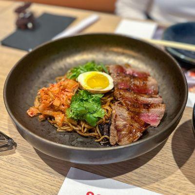 Steak bulgogi noodles