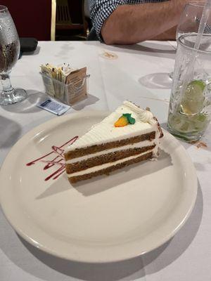 Carrot cake. Would not recommend it.