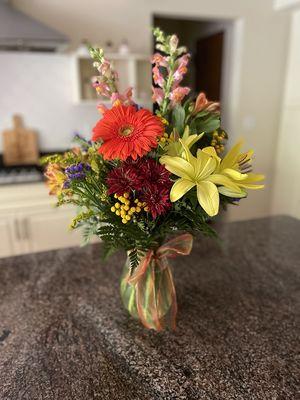 My friend loved these flowers from Romance in Blooms.