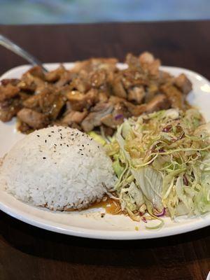 Chicken teriyaki plate