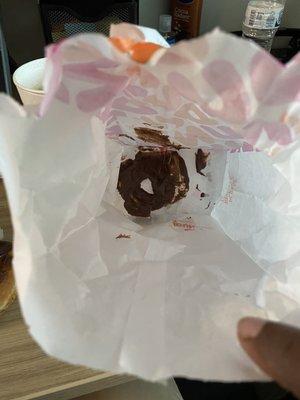 My chocolate in the bag