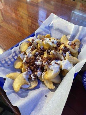 Bacon Bleu cheese fries