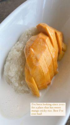 Mango Sweet Sticky Rice with Mango