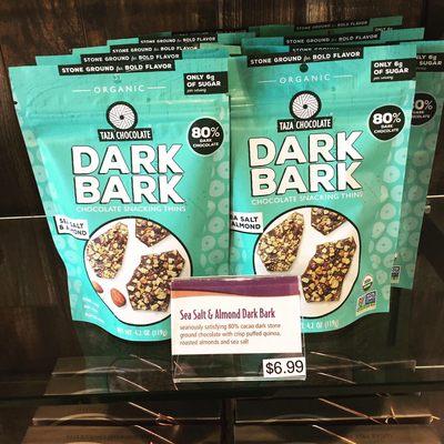 Vegan Dark Sea Salt and Almond Bark: gluten-free, dairy-free, organic and Kosher!