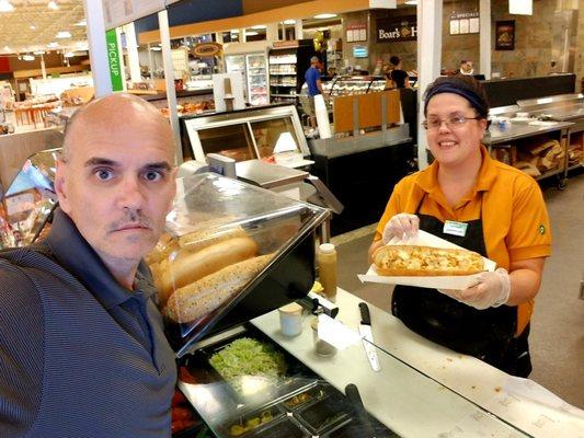 Bill Lewis of Vero Beach, Florida,  visiting the Publix on Harbison Blvd in Columbia, South Carolina.