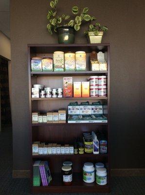 Come check out our supplement shelf!