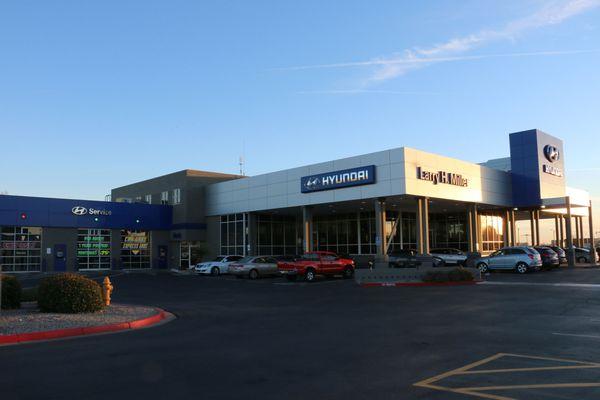 Hyundai Dealership in front