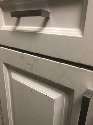 Dirty cabinets