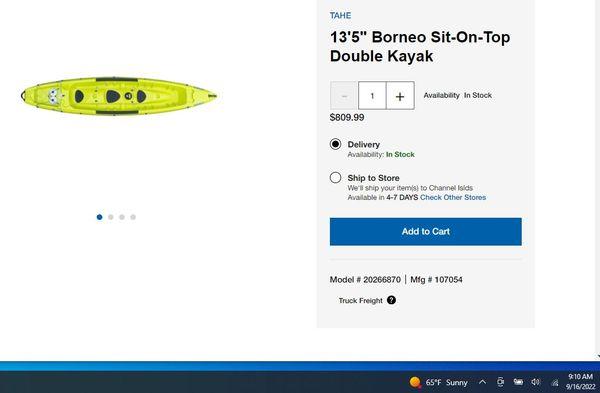 Screen shot of item IN STOCK with 4-7 day delivery to my store (date September 16th). New Price $809.99! Classic bait and switch!