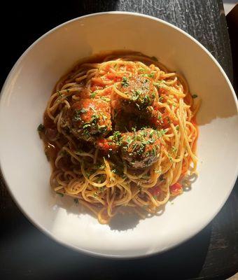 Spaghetti and Meatballs