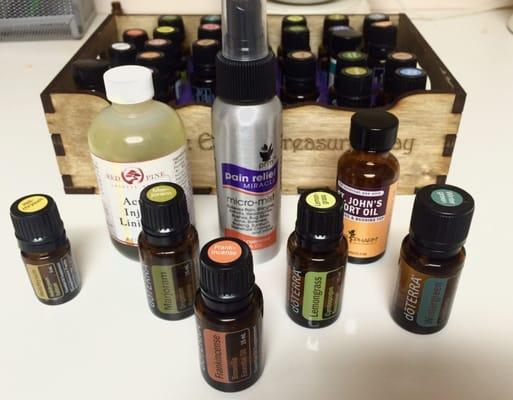 Essential oils and topical Chinese herbs make up many of Boulder a family Acupuncture's exceptionally effective linaments.