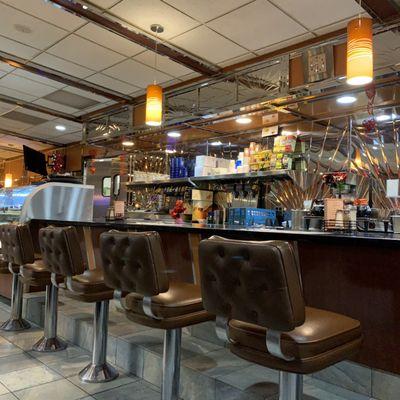 Bar area @ Ambrosia Diner in Catskill