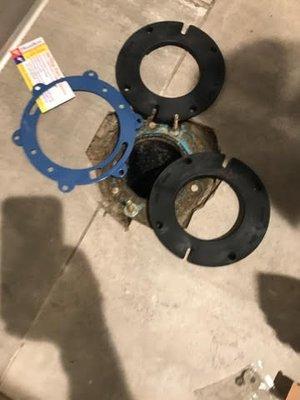 toilet flange repair