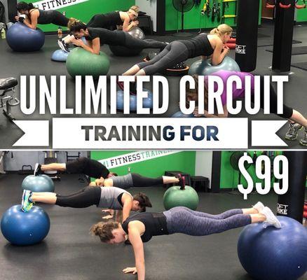 New group circuit training client special!