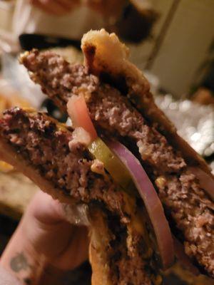 Double cheeseburger