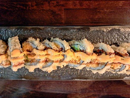 Spicy tempura special roll