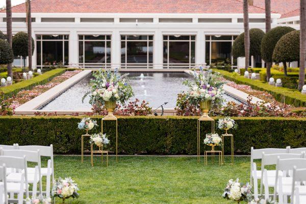 Ceremony flowers.