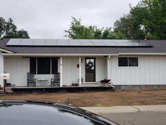 A single story home can make for a nice roof set up for solar panel installation.