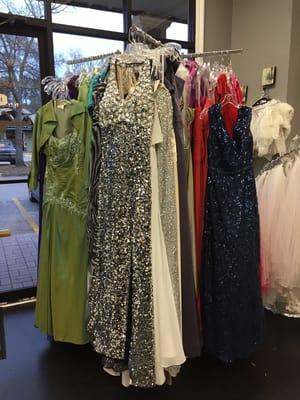 Cool Mardi Gras selection. Thanks for a beautiful dress.