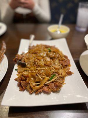 Beef chow fun