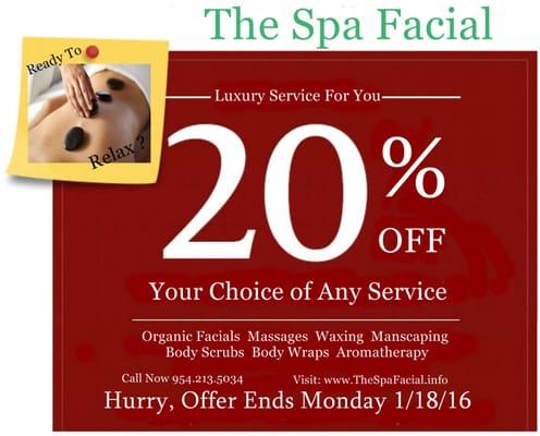 Facial treatments day spa hair removal organic spa