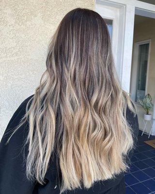 Blonde balayage