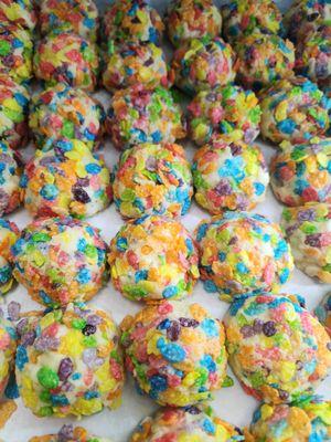 Fruity Pebbles cookie dough