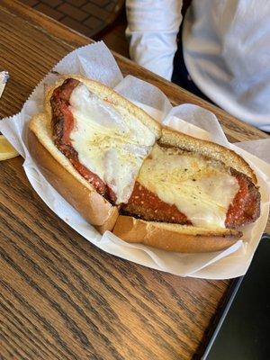 Eggplant Parmesan Hoagie