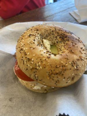 Uconn on everything bagel