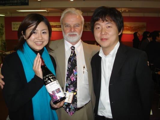 Nichols wine fans in Osaka, Japan