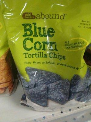 Blue organic chips