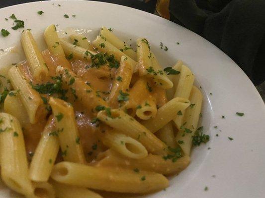 Penne side with vodka sauce