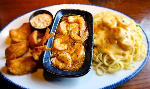 Cajun shrimp meal