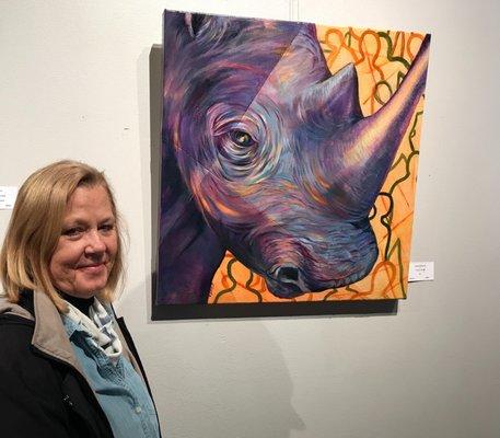 Rhino. Cindy Davis.